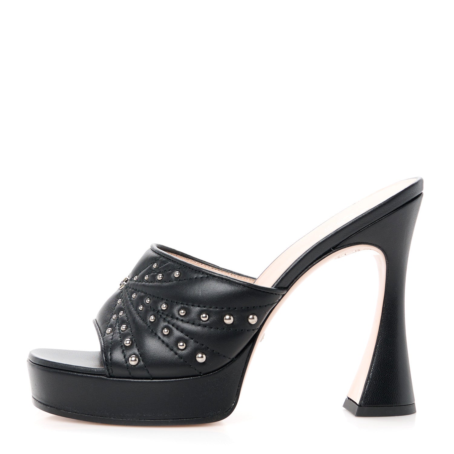 Gucci Malaga Kid Platform Sandals 37 Black 1 of 9
