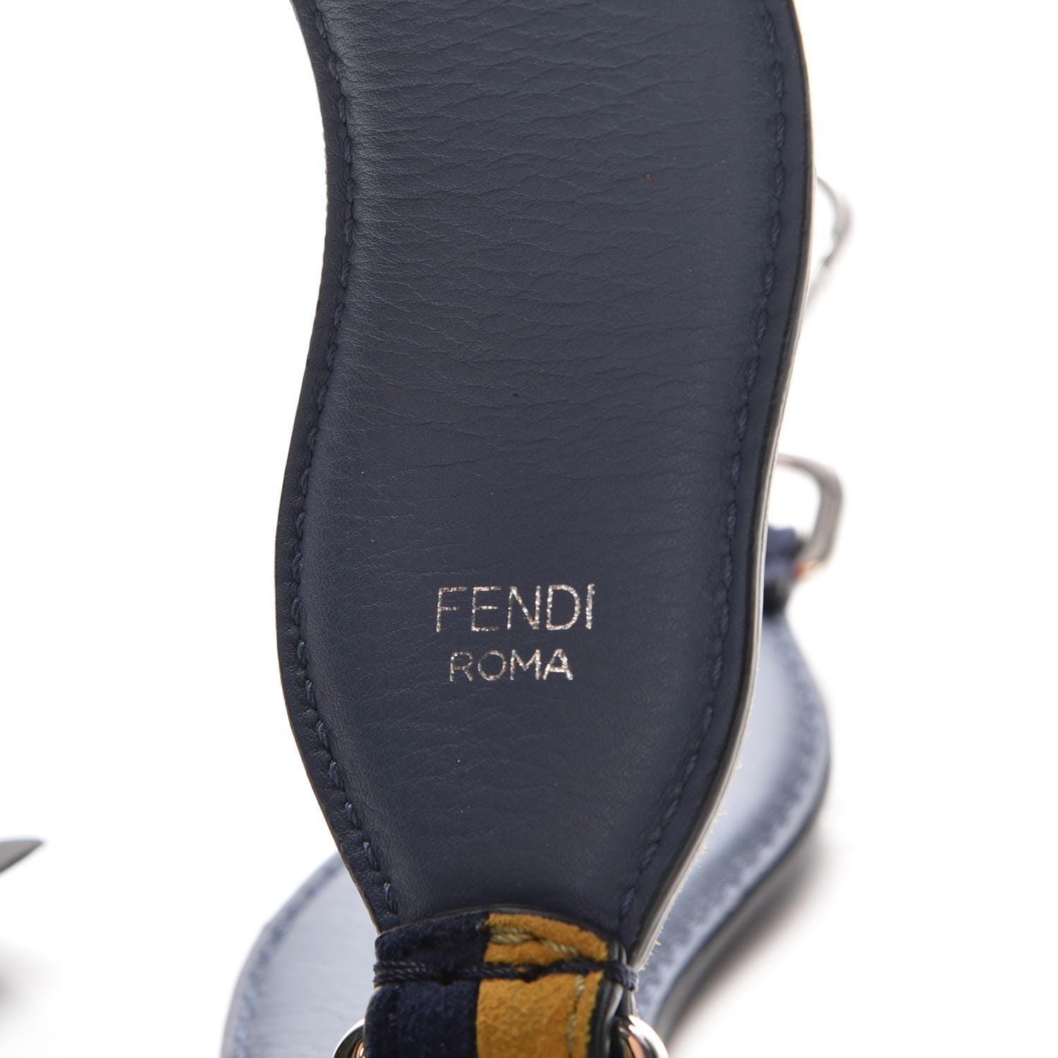 Fendi Suede Calfskin Waves Strap You Multicolor Mirto 3 of 4