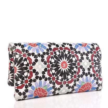 Chanel Glazed Lambskin Paris Dubai CC Beauty Clutch Multicolor 3 of 11