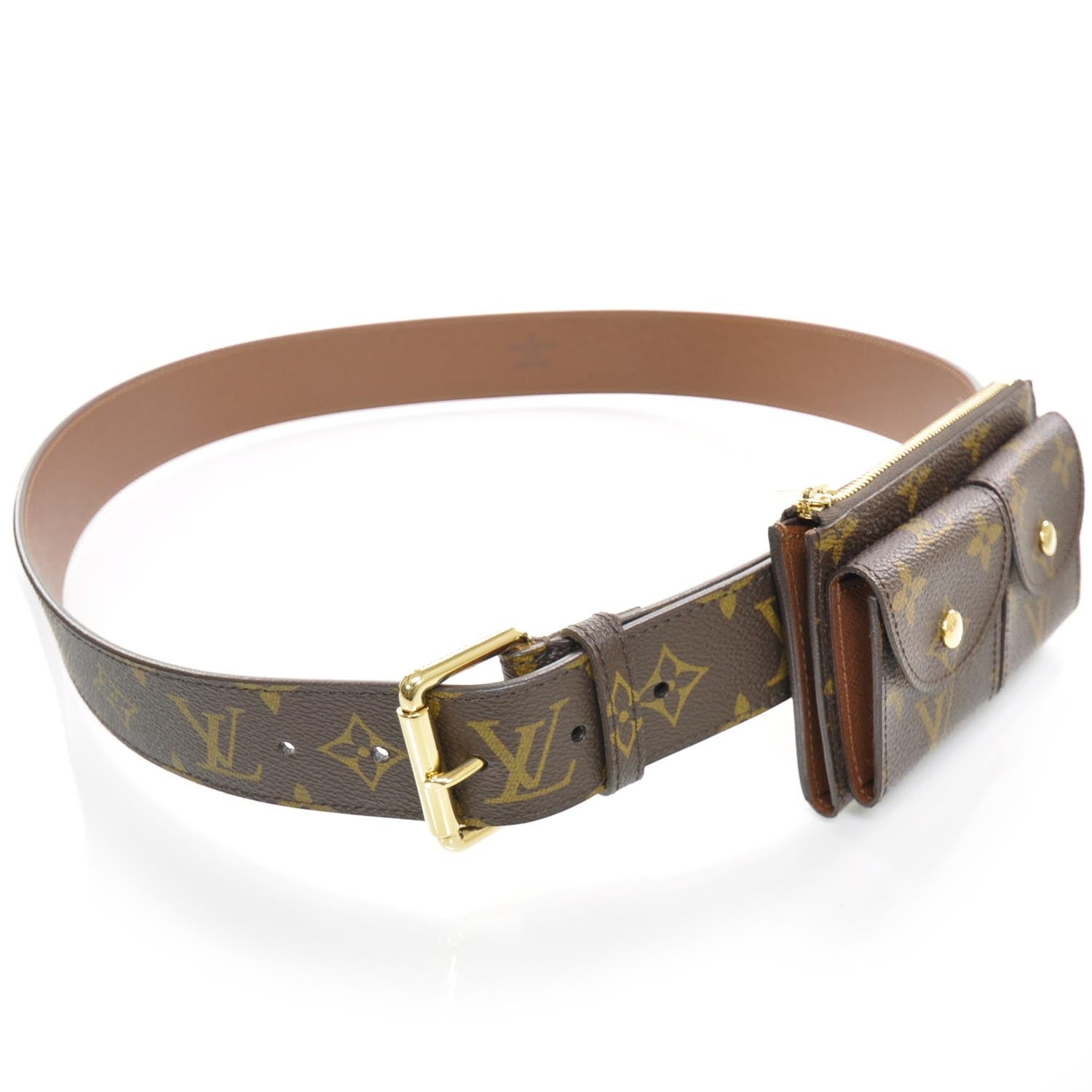 Louis Vuitton Monogram Pochette Duo Belt 100 40 1 of 6