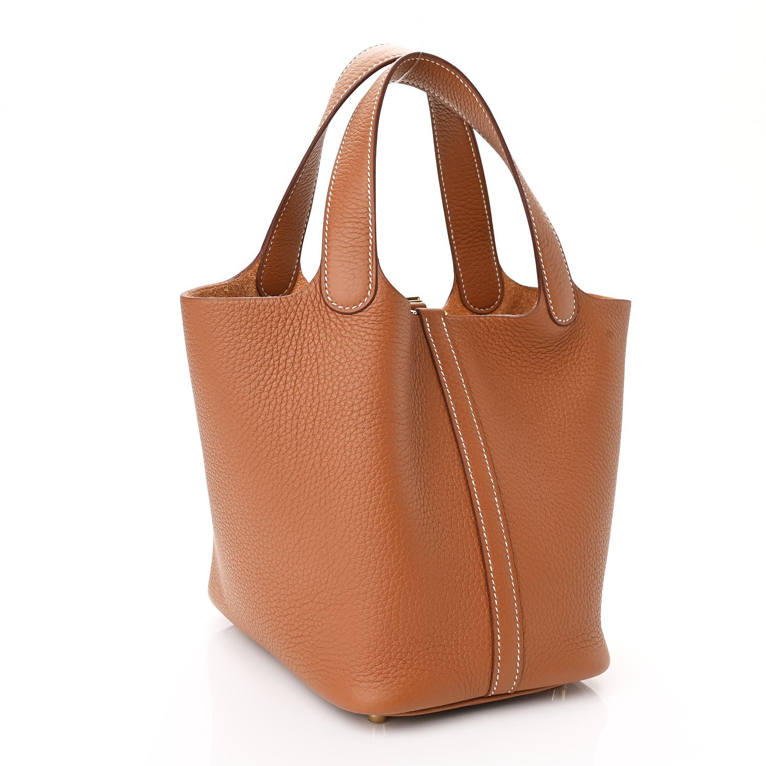 Hermes Taurillon Clemence Picotin Lock 18 PM Gold 3 of 11