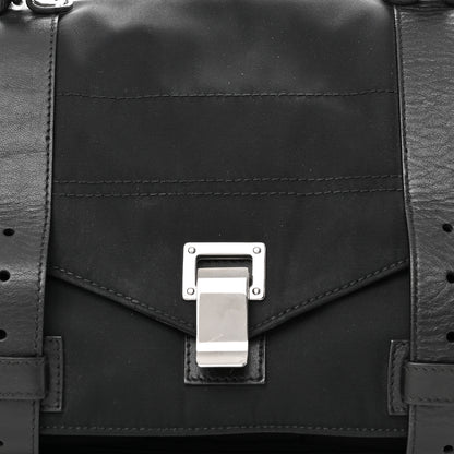 Proenza Schouler Nylon Calfskin Medium PS1 Satchel Black 9 of 15
