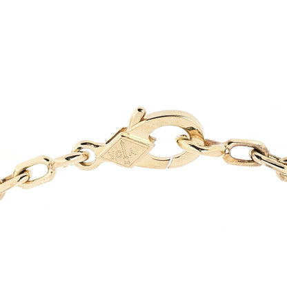 Van Cleef & Arpels 18K Yellow Gold Diamond 5 Motifs Guilloche Vintage Alhambra Bracelet 3 of 5