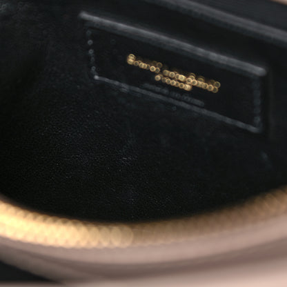 Saint Laurent Calfskin Y Quilted Monogram Small Loulou Chain Satchel Light Natural 10 of 13