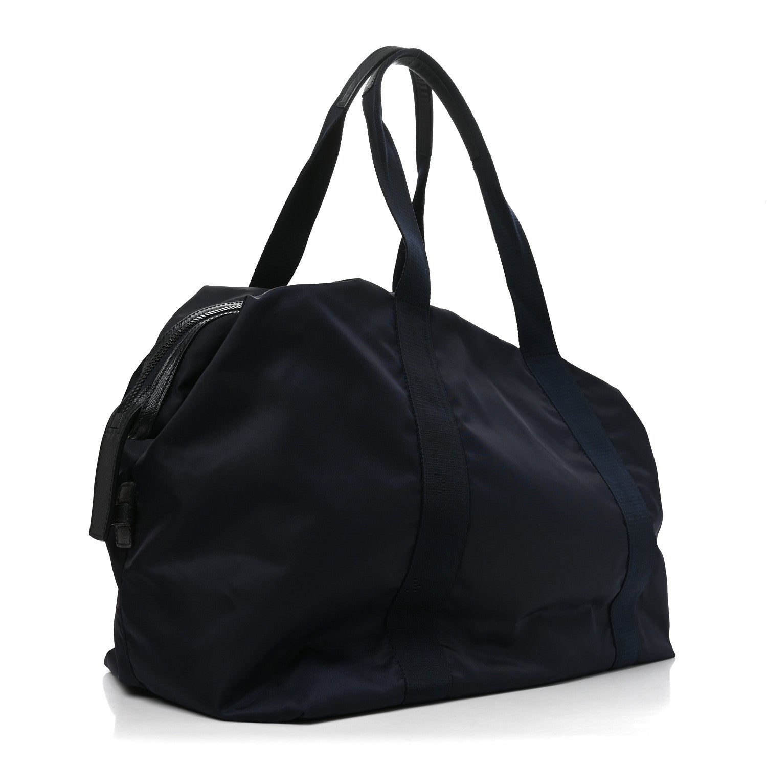 Prada Re-Nylon Saffiano Duffle Bag Navy 5 of 17
