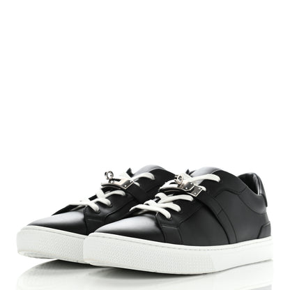 Hermes Calfskin Day Sneakers 42 Black 3 of 10