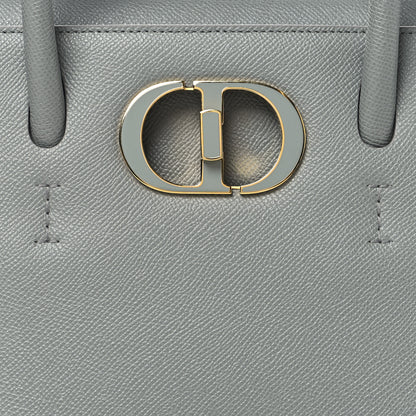 Christian Dior Grained Calfskin Medium St. Honore Tote Cloud Blue 7 of 9