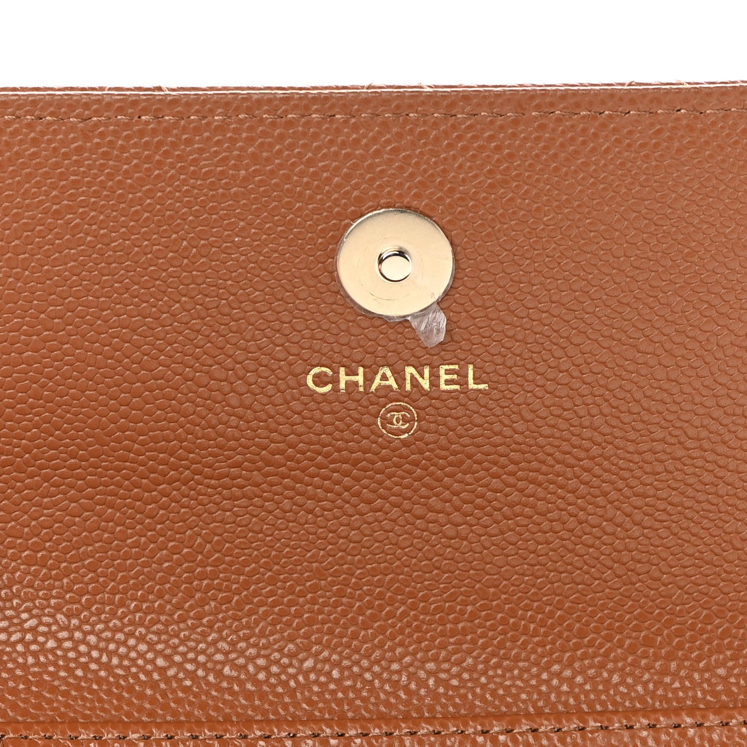 Chanel Caviar Quilted Business Affinity Clutch With Chain Flap Camel 6 of 12