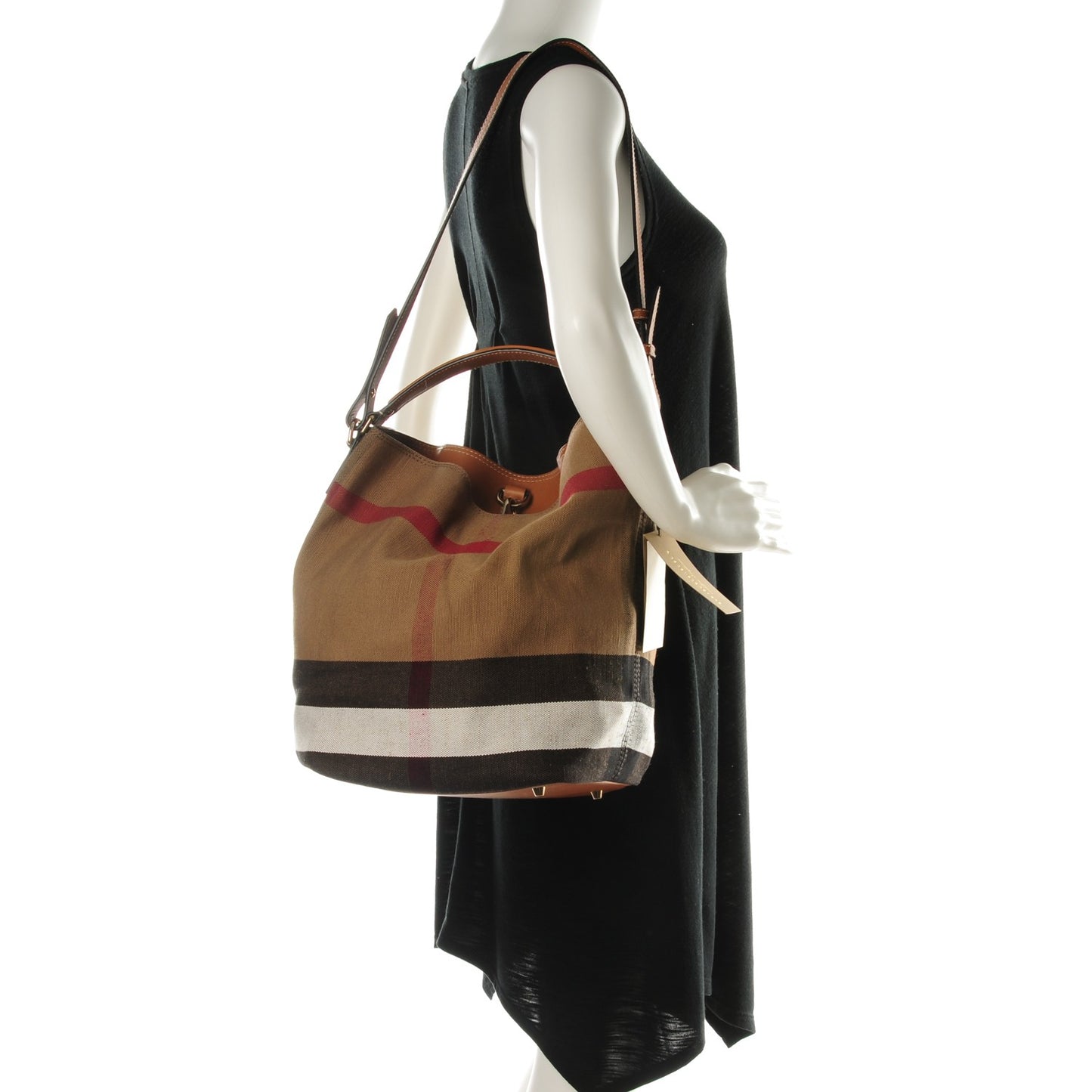 Canvas Mega Check Medium Ashby Saddle Brown