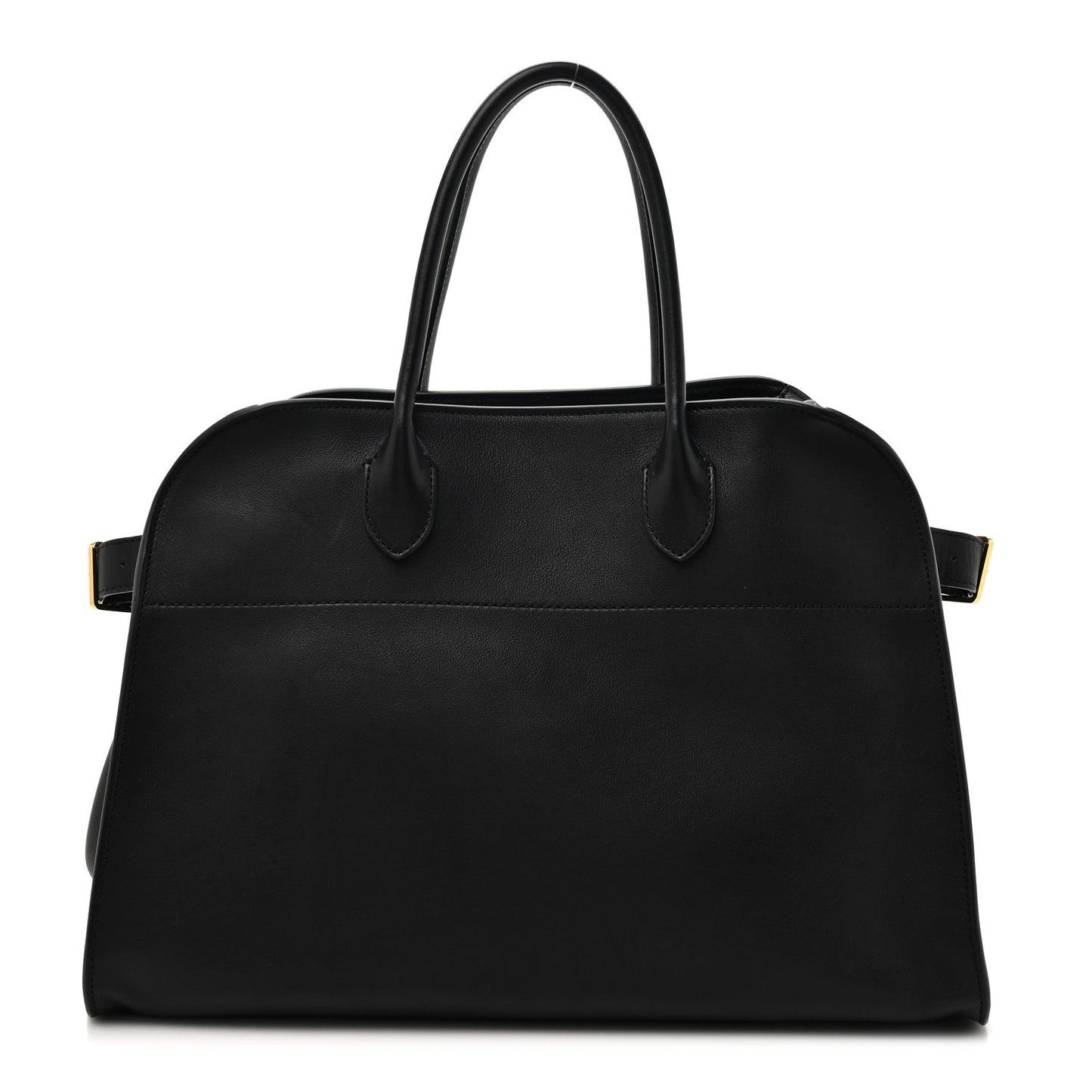 Polished Saddle Calfskin Soft Margaux 15 Black