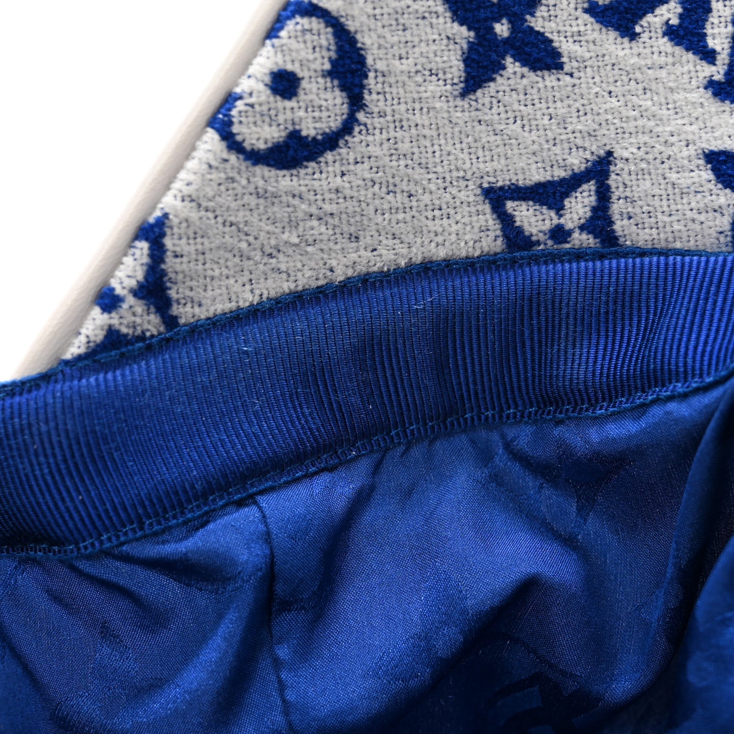 Cotton Monogram Jacquard LV Match Cap Blue