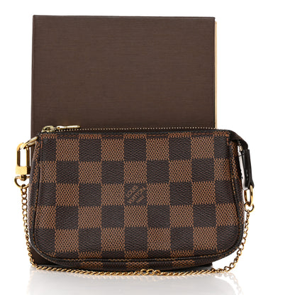 Louis Vuitton Damier Ebene Mini Pochette Accessories 11 of 11