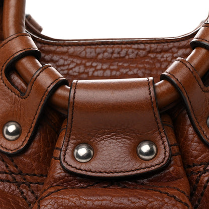 Salvatore Ferragamo Grained Calfskin Quilted Celtico Shoulder Bag Brown 7 of 10