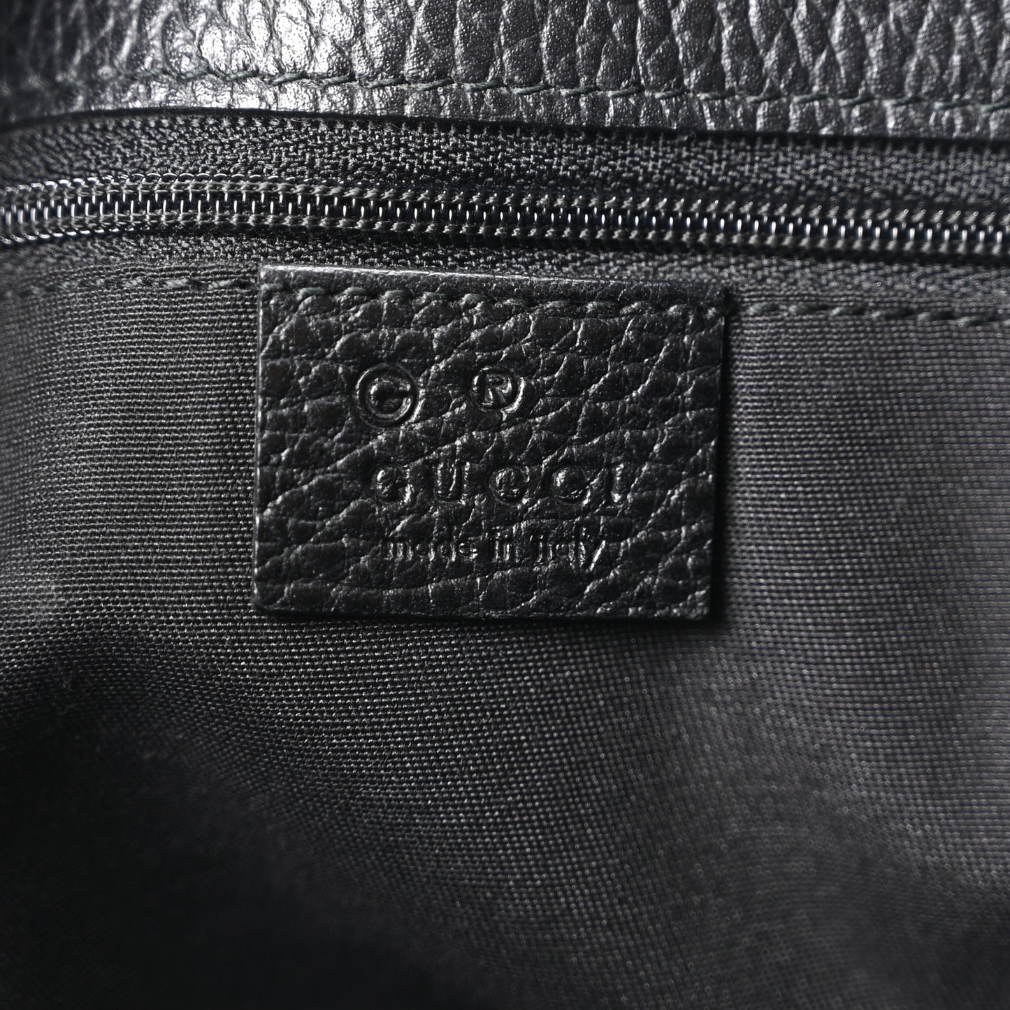 Calfskin Large Gifford Braided Handle Tote Black