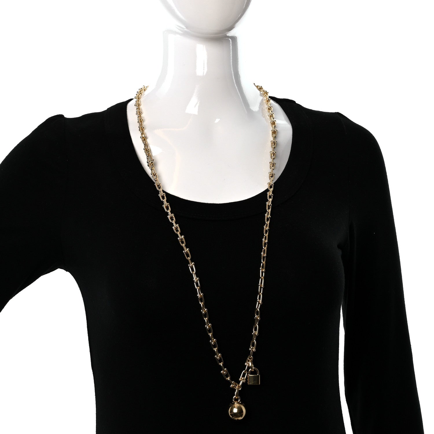 Tiffany 18K Yellow Gold HardWear Wrap Necklace 4 of 9