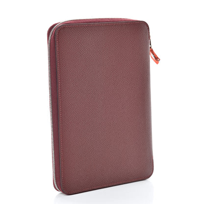 Hermes Epsom Silkydaily Globe Trotter Agenda Rouge H 3 of 7