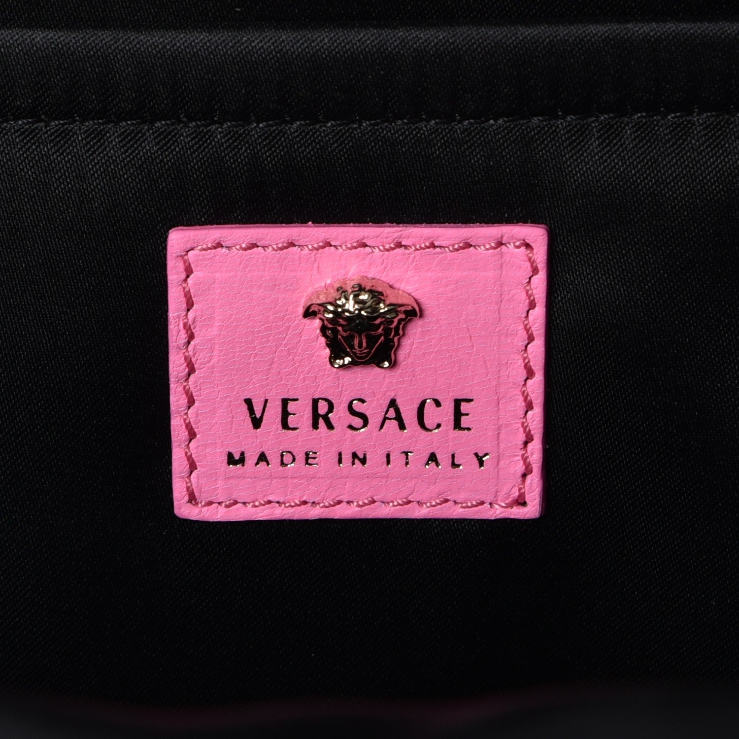 Versace Calfskin Palazzo Medusa Backpack Pink 6 of 8