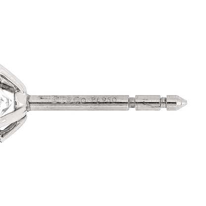 Tiffany Platinum Diamond .84ctw Soleste Earrings 4 of 6