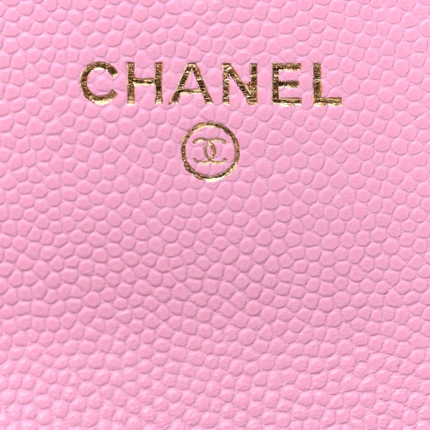 Caviar Metal Perforated Quilted CC Flap Card Holder Pink Green