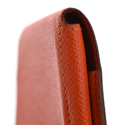 Hermes Epsom Guernesey Card Case Orange 15 of 17