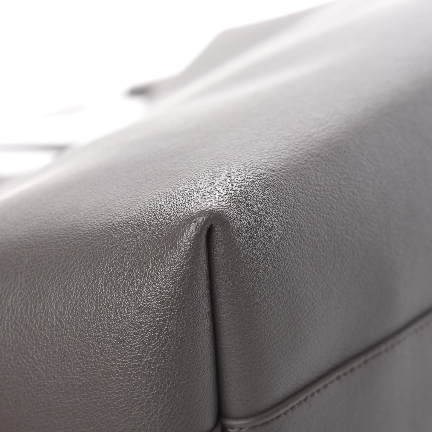 Calfskin Large Shopping Tote Earth