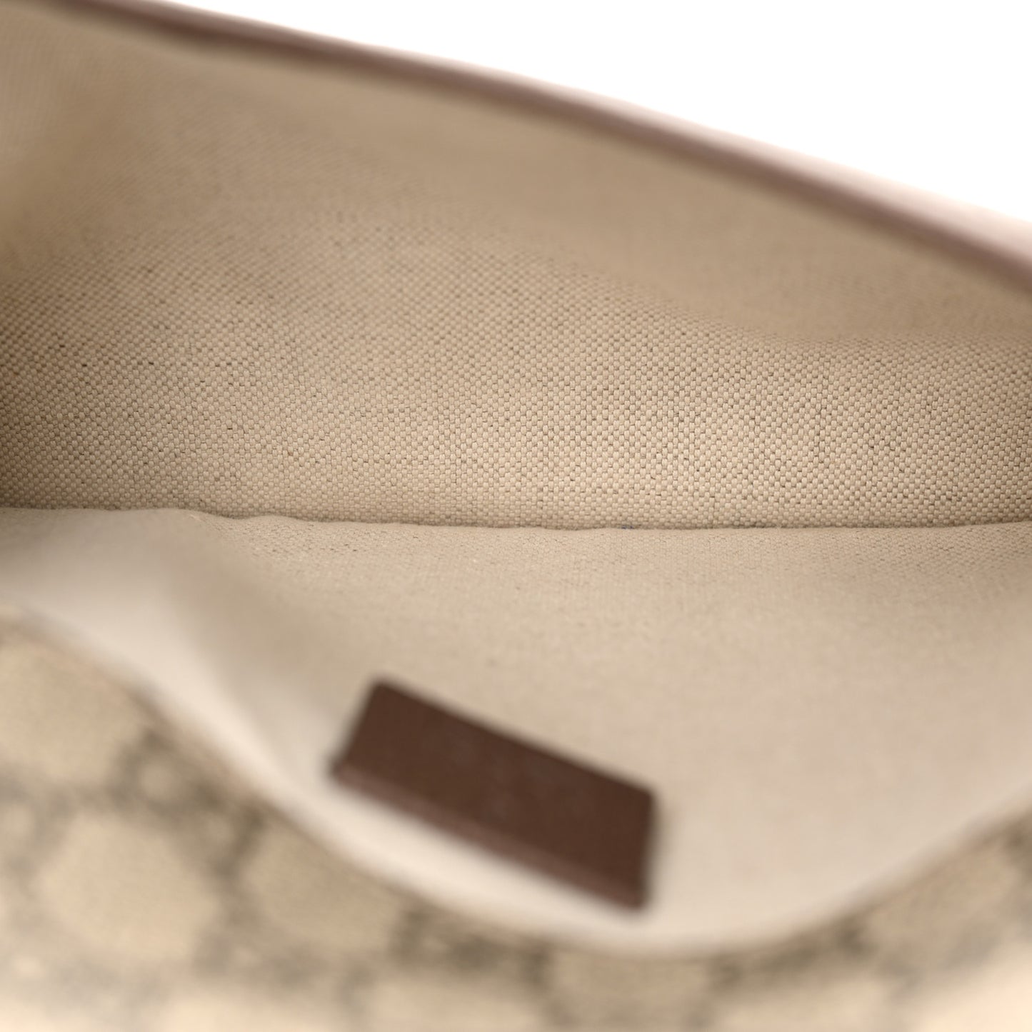 GG Supreme Monogram Neo Vintage Web Belt Bag Brown