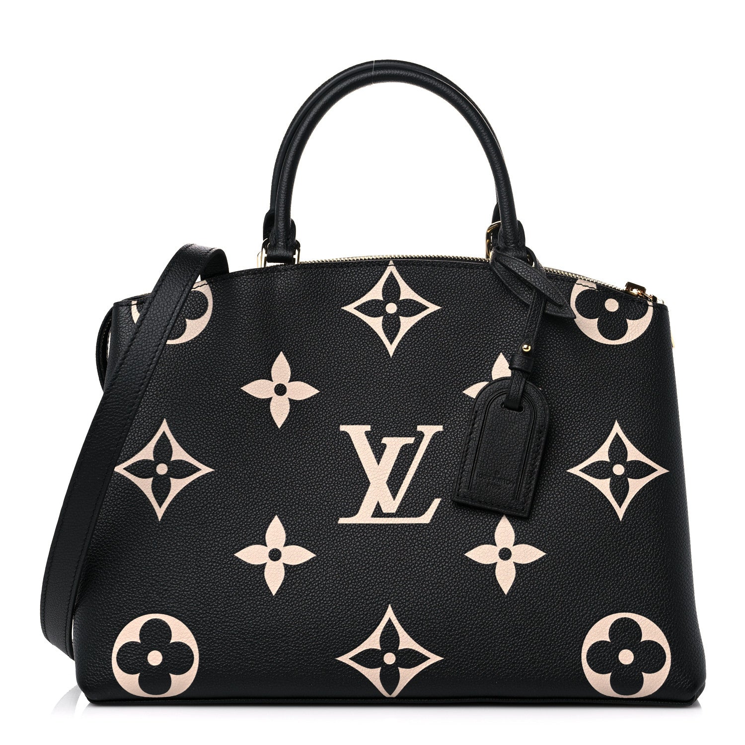 Louis Vuitton Empreinte Monogram Giant Grand Palais Black Beige 1 of 9
