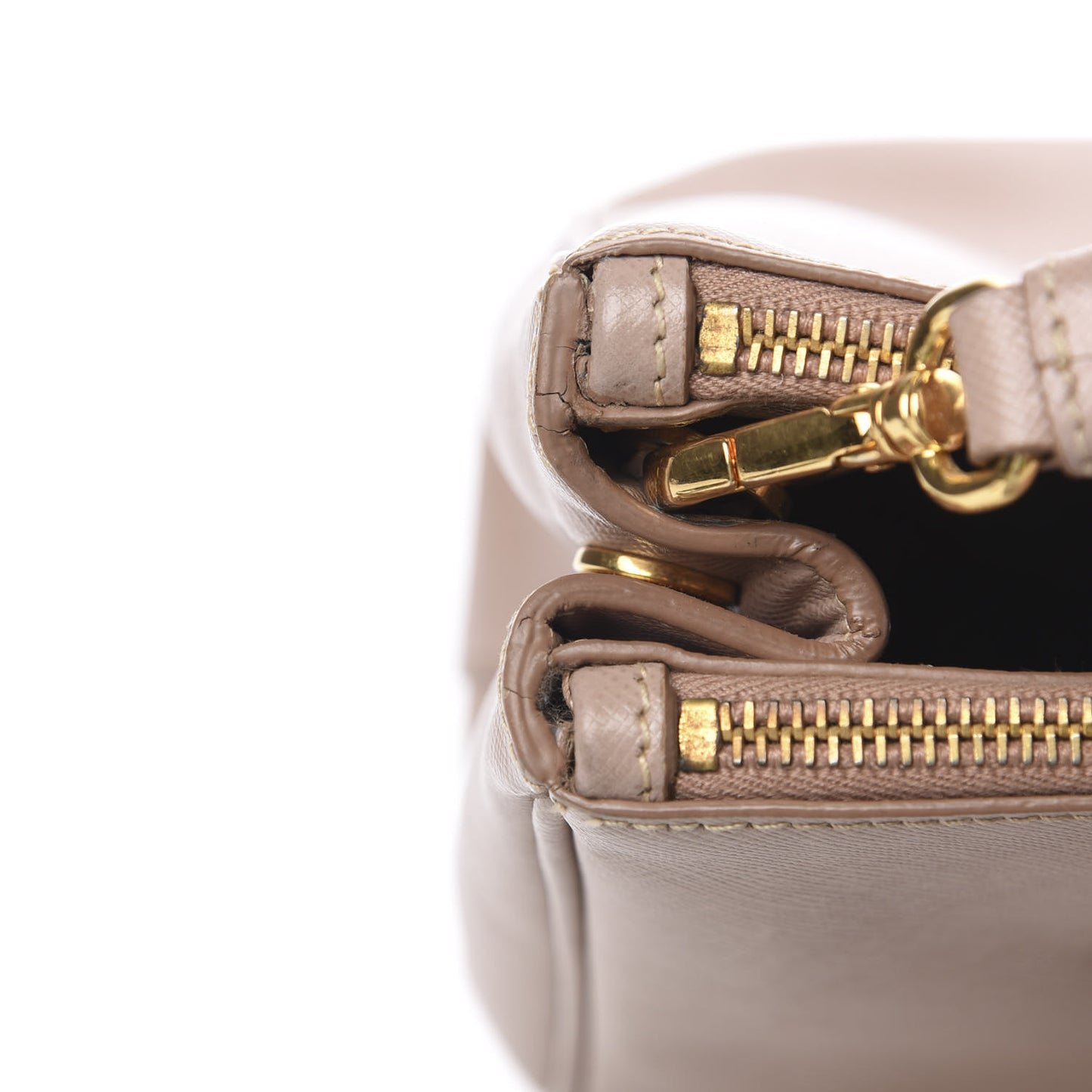 Saffiano Small Galleria Double Zip Tote Cammeo