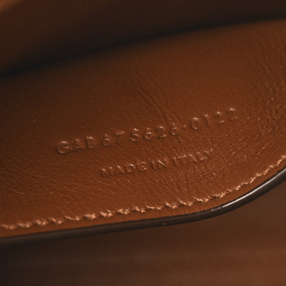 Saint Laurent Smooth Calfskin Small Manhattan Shoulder Bag Cognac 7 of 11
