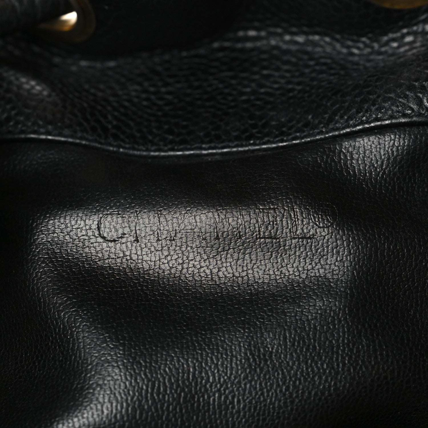 Chanel Caviar Drawstring Backpack Bag Black 6 of 9