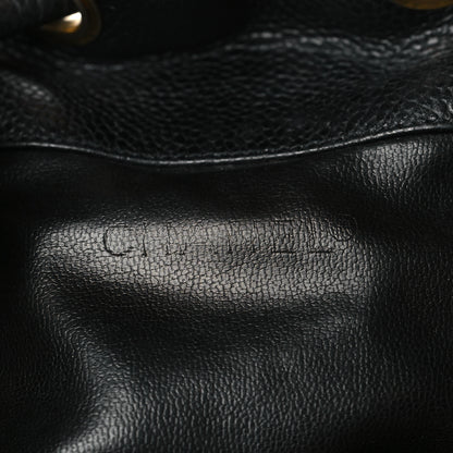 Chanel Caviar Drawstring Backpack Bag Black 6 of 9