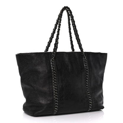 Chanel Deerskin Luxe Ligne Tote Black 3 of 12