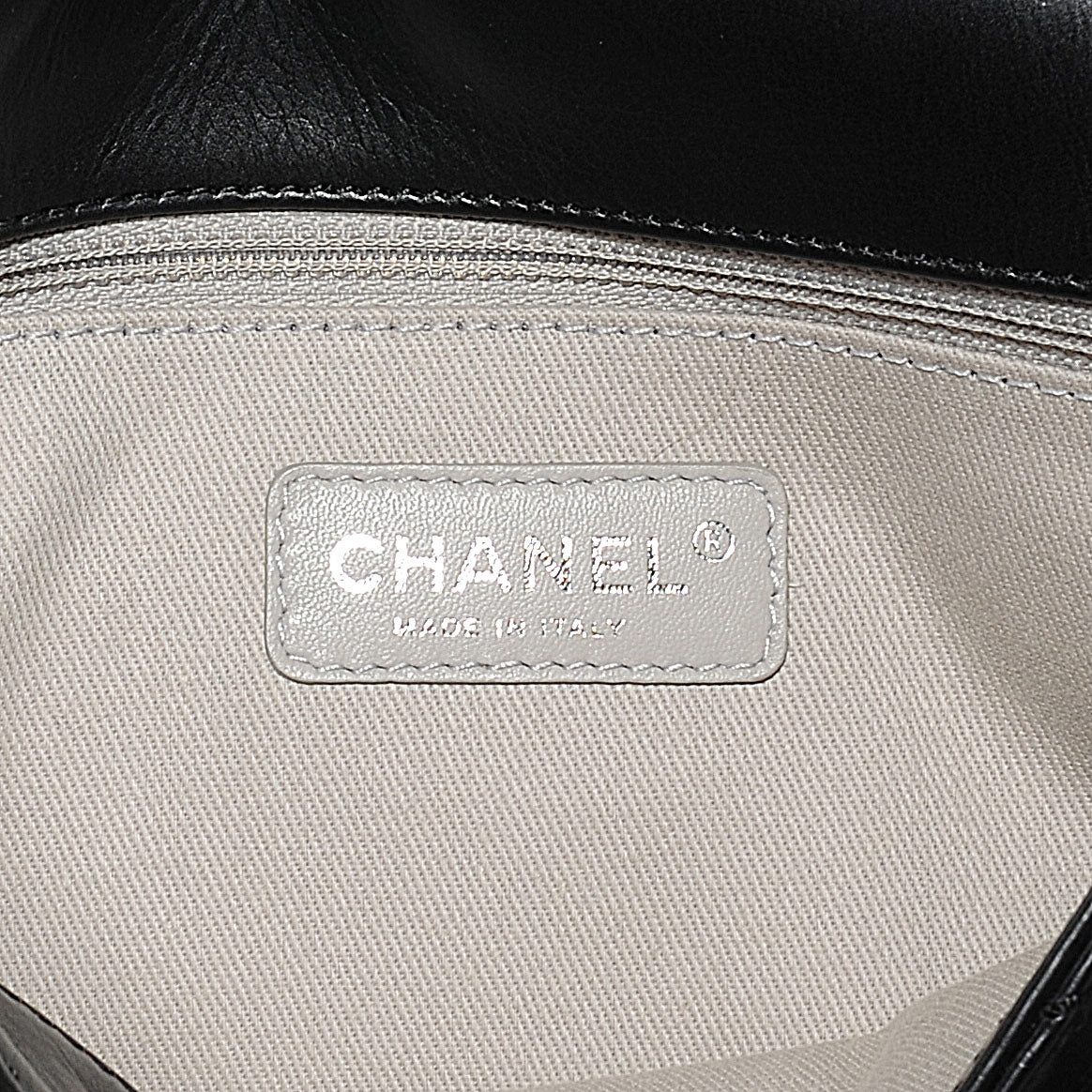 Chanel Calfskin CC Crave Reissue Crown Jumbo Flap Black 3 of 8