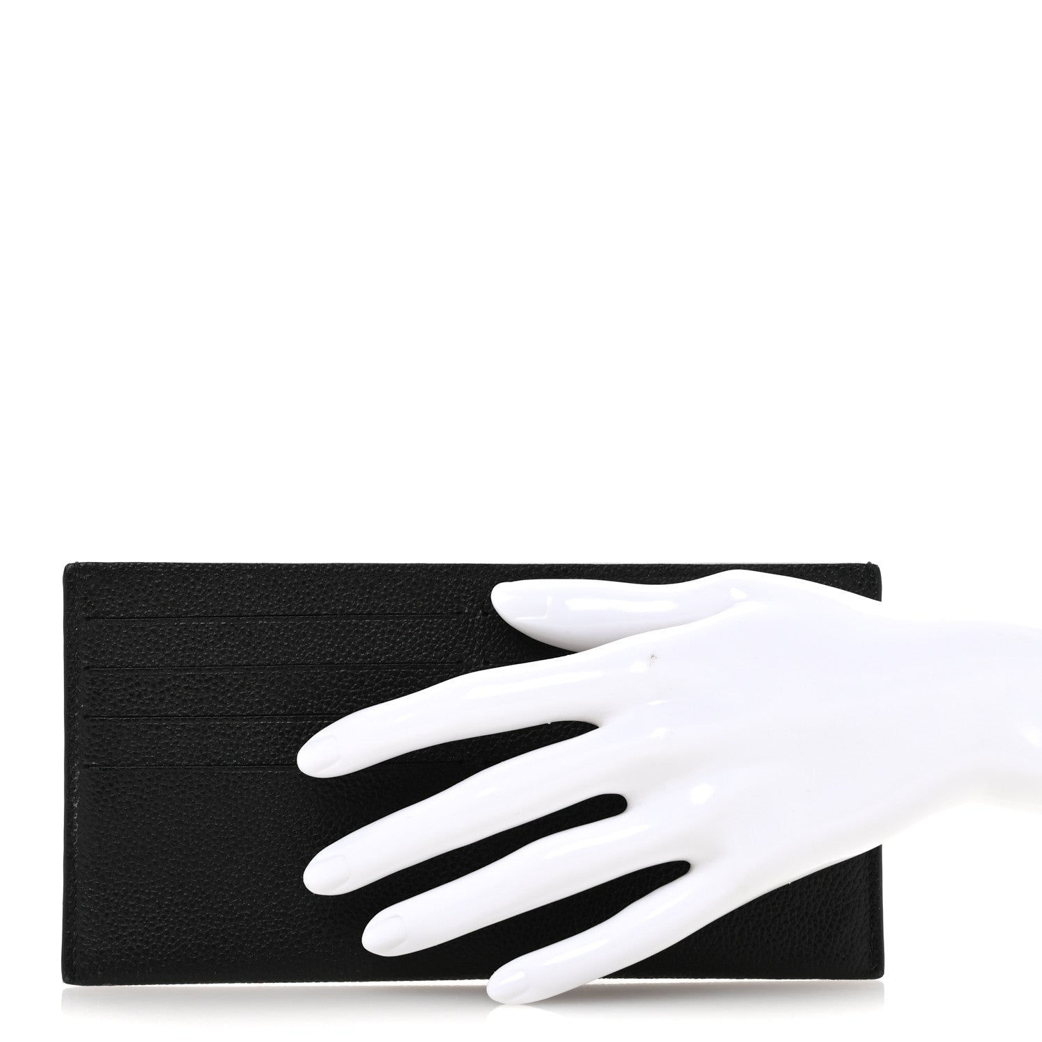 Louis Vuitton Calfskin Felicie Chain Wallet Card Holder Insert Black 2 of 8