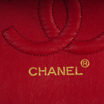 Chanel Lambskin Quilted Medium Double Flap Red 6 of 11