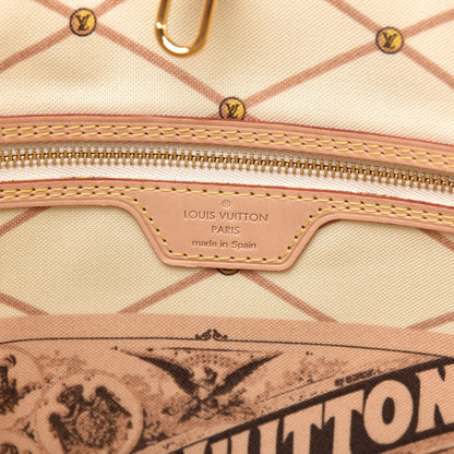 Louis Vuitton Damier Azur Summer Trunks Forte Dei Marmi Neo Neverfull MM 8 of 10