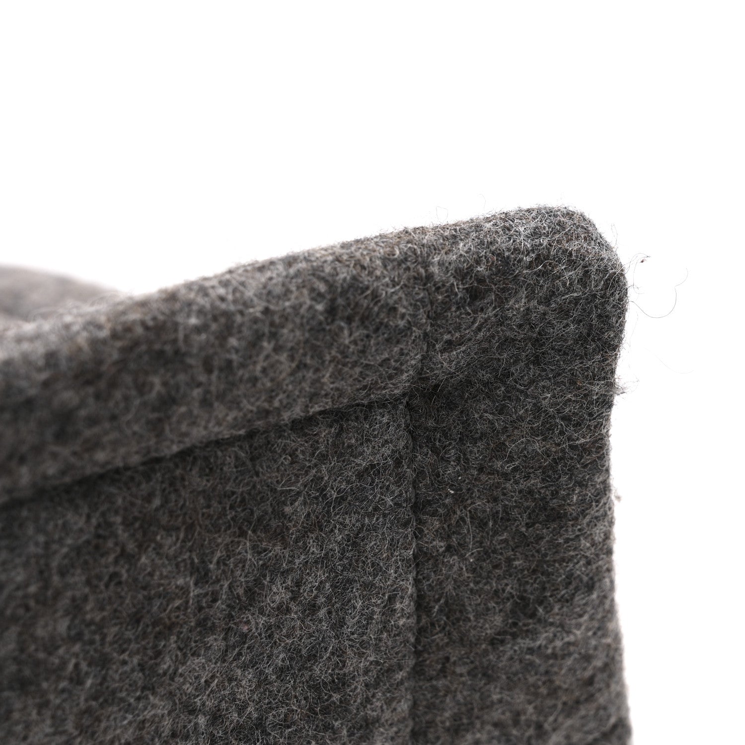 Saint Laurent Wool Calfskin Rive Gauche Tote Grey 13 of 13