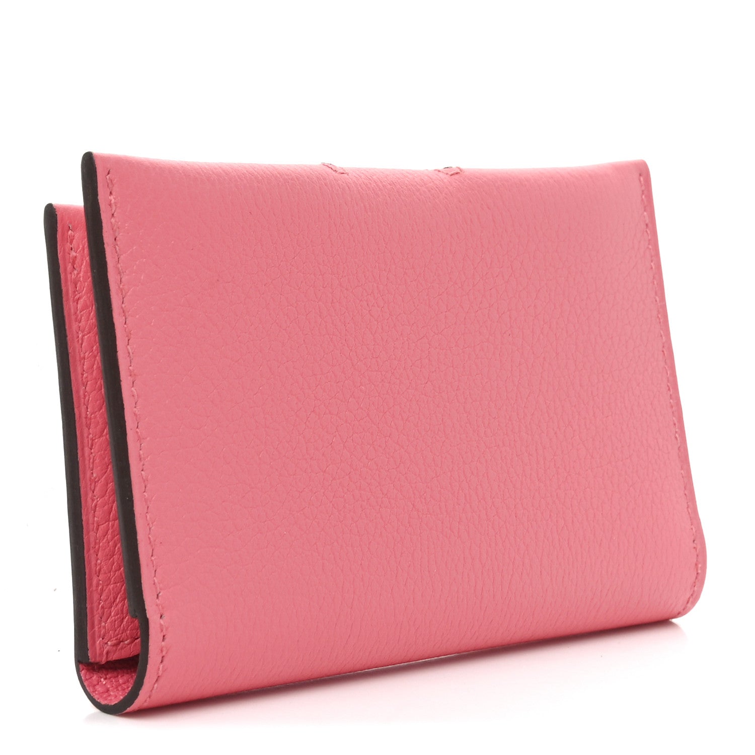 Hermes Evercolor RMS Card Holder Rose Azalee 2 of 6