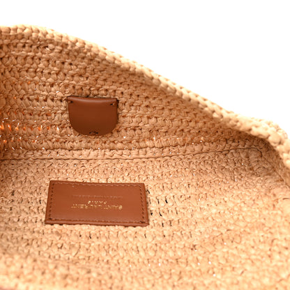 Saint Laurent Raffia Icare Shopping Tote Natural 7 of 12