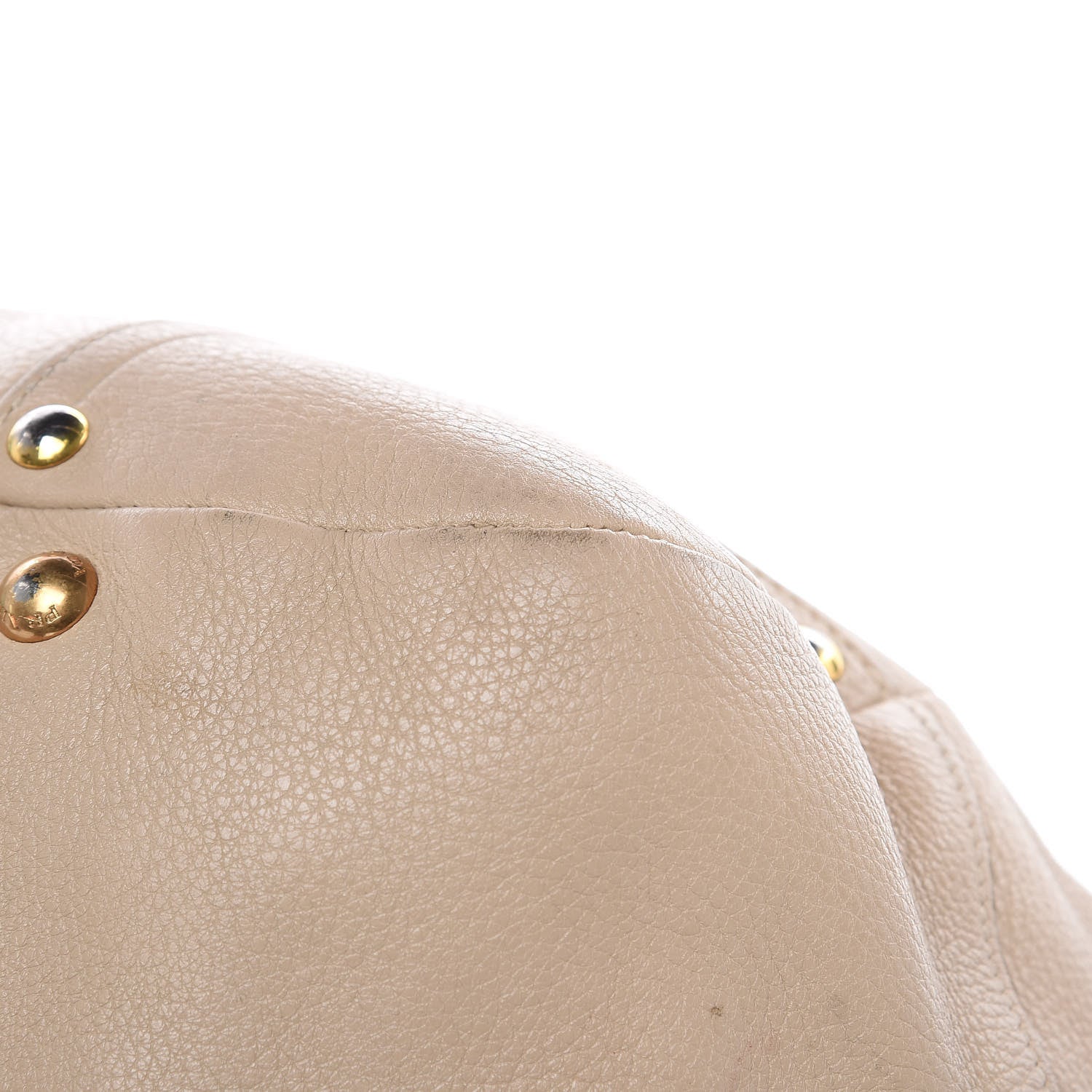 Prada Vitello Daino Pushlock Tote Sughero 9 of 24