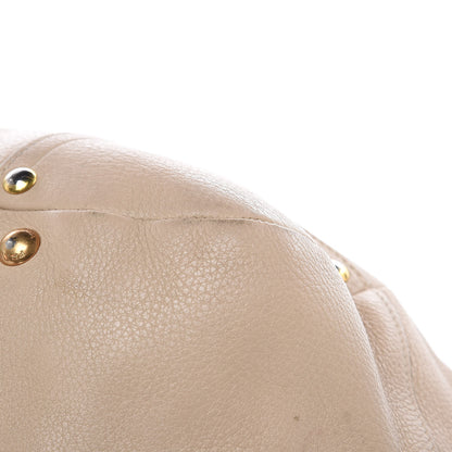 Prada Vitello Daino Pushlock Tote Sughero 9 of 24