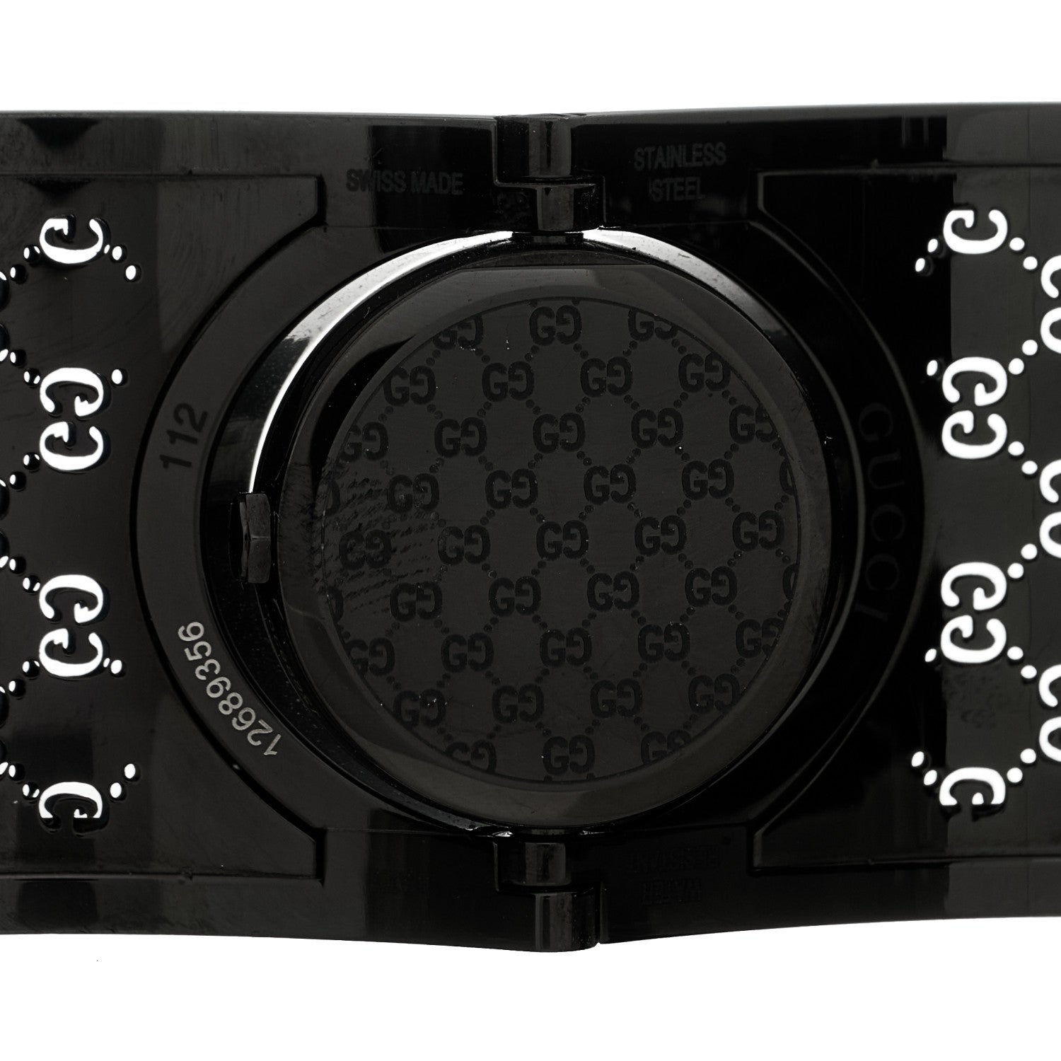 Gucci PVD Stainless Steel 33mm Twirl Quartz Watch Black 4 of 5