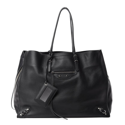Balenciaga Supple Calfskin Papier A4 Zip Around Tote Black 1 of 10