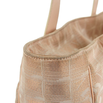 Chanel Nylon Medium Travel Tote Beige 8 of 10