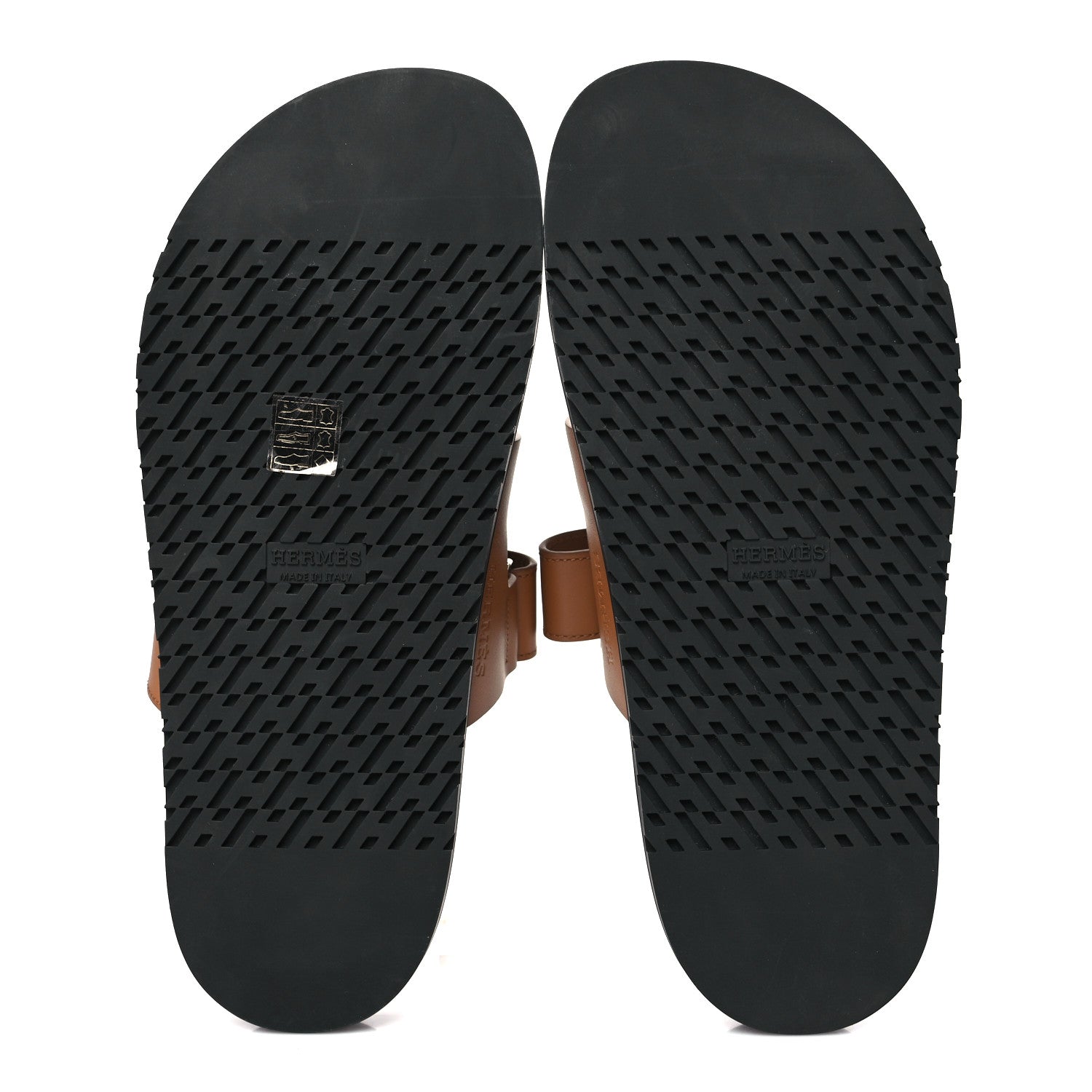 Hermes Calfskin Womens Chypre Sandals 39 Gold 5 of 9