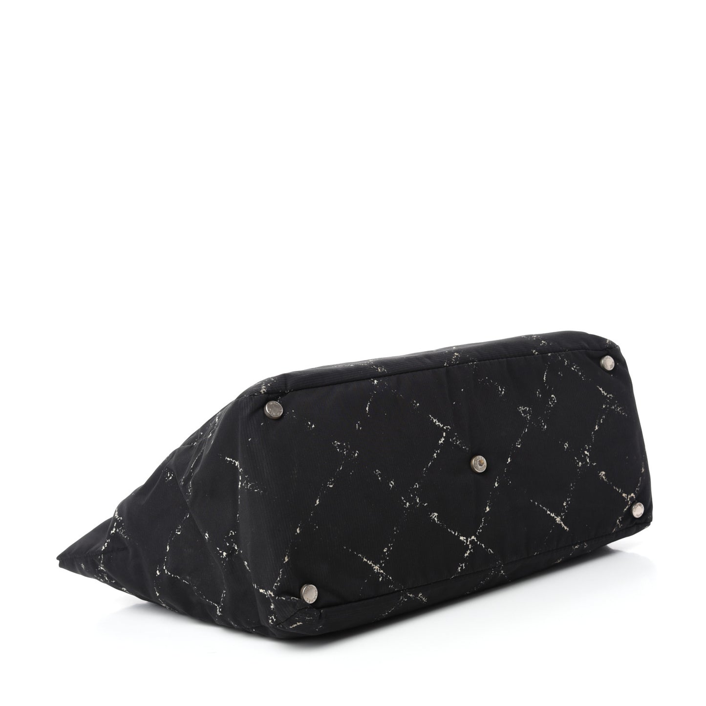 Nylon Travel Duffel Bag Black