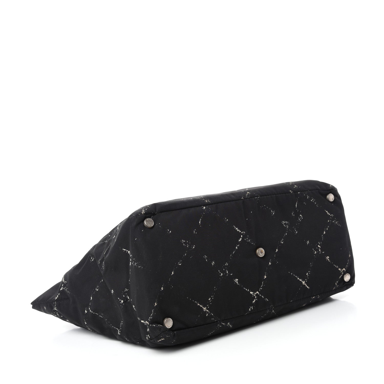 Chanel Nylon Travel Duffel Bag Black 5 of 14