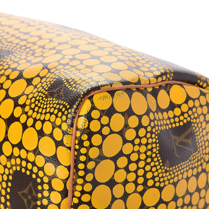 Louis Vuitton Monogram Kusama Town Speedy 30 Yellow 9 of 14