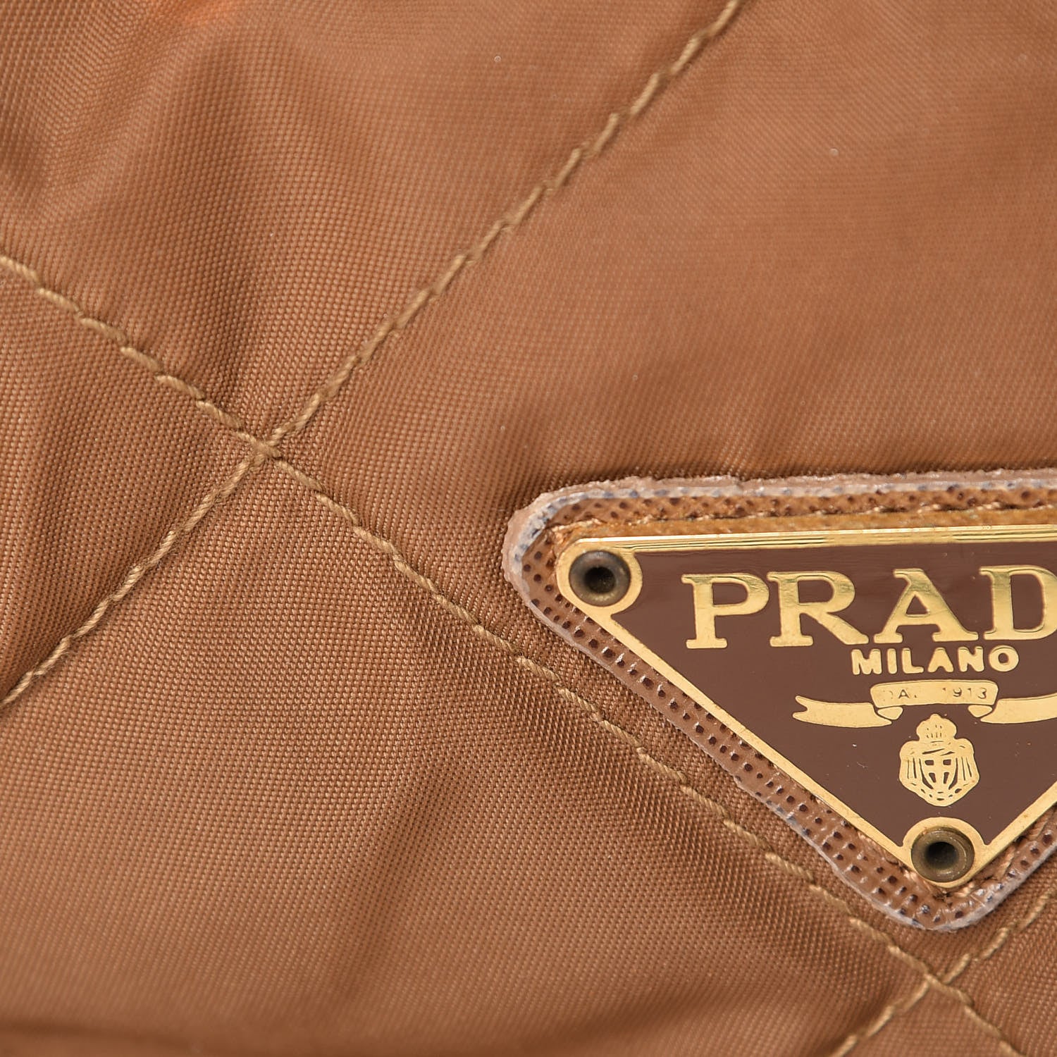 Prada Nylon Tessuto Impuntu Quilted Shoulder Bag Corinto 9 of 16