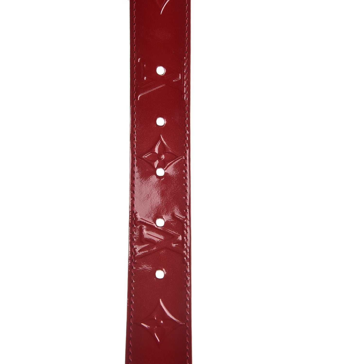 Louis Vuitton Vernis Ceinture 30mm Belt 80 32 Pomme D'Amour 9 of 10